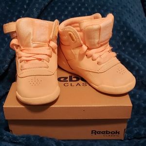 Reebox Classic Toddler Shoes (light orange)